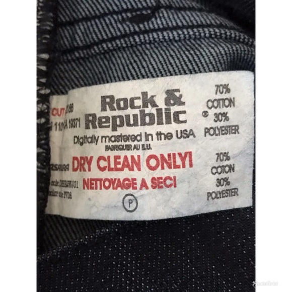 ROCK & REPUBLIC Kasandra Jeans Sz 24 $189! - Picture 8 of 8